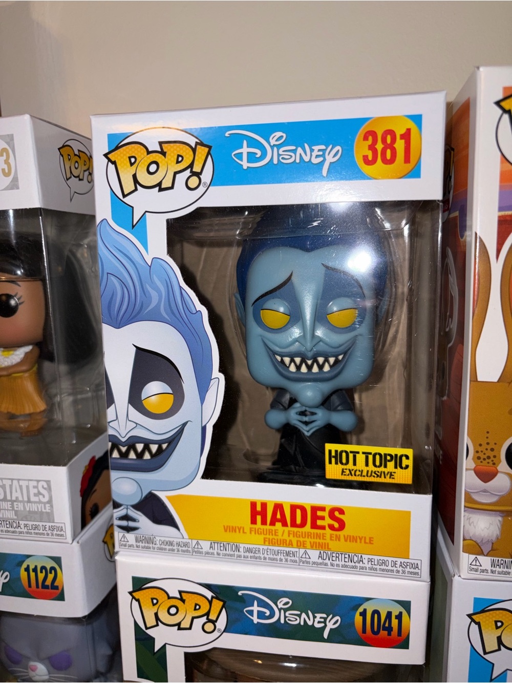 Vaulted Disney Hercules Hot Topic Exclusive Glow in the Dark “Hades” Funko Pop